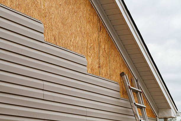 Professional Vinyl Siding technician working in Wittman, MD